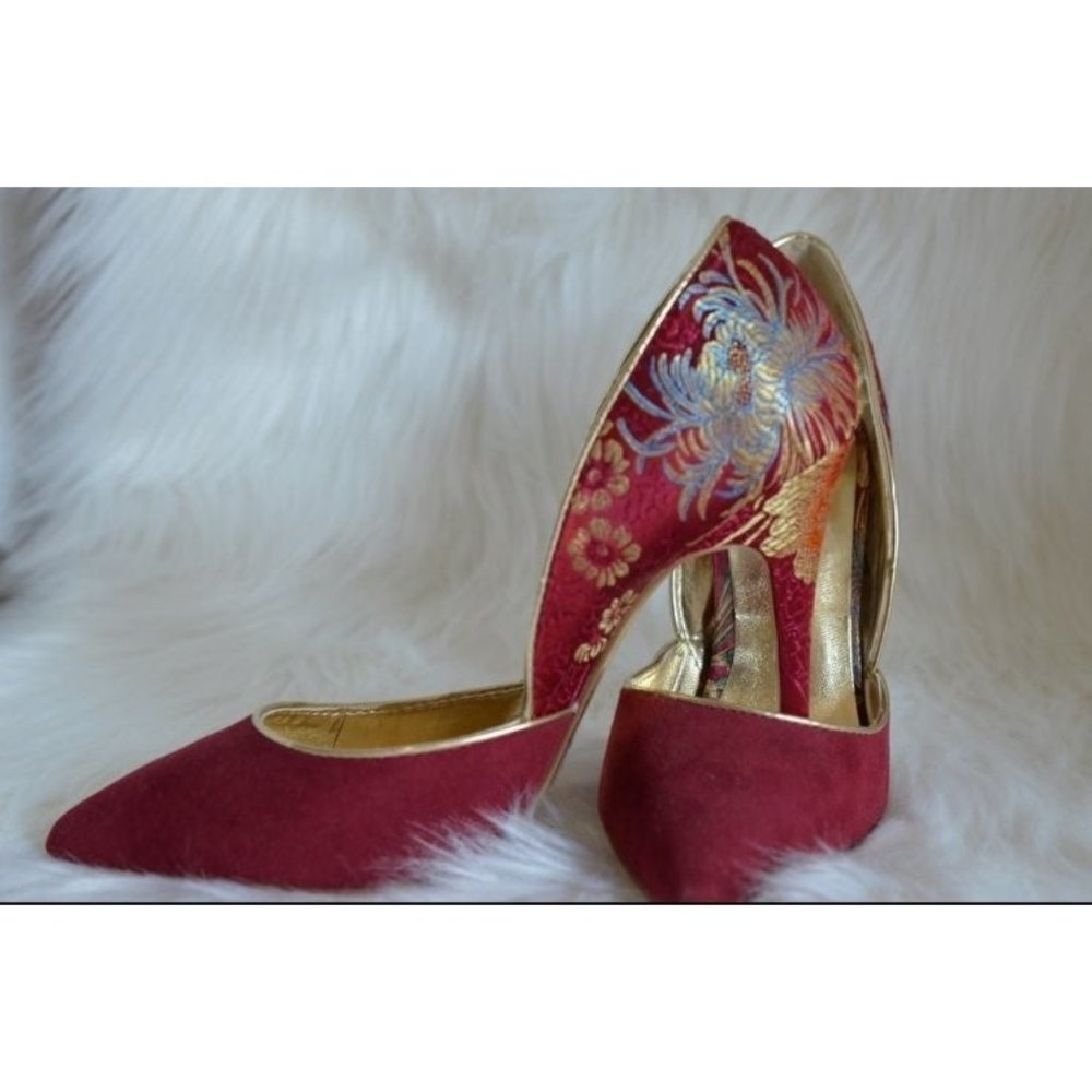 Aldo brand multicolored heels/pumps